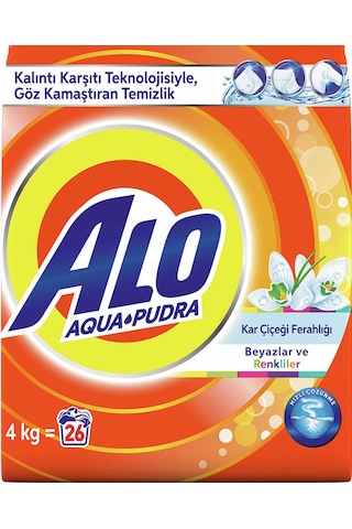 Alo Toz Çamaşır Deterjanı Kar Çiçeği 26 Yıkama 4 KG