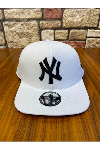 Hamze Ny New York Nakış Hip-hop Snapback Rapper Basket Beyzbol Şapka Cap Beyaz
