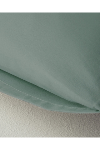 English Home Novella Premium Soft Cotton 2'li Yastık Kılıfı 50x70 Cm Koyu Seledon