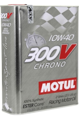 Motul 300V Chrono 10W-40 Tam Sentetik Racing Motor Yağı 2 x 2 L