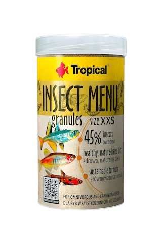 Insect Menü Granül Xxs Böcek Özlü Balık Yemi