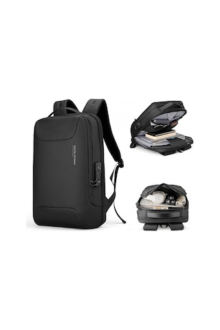 Mark Ryden MR9000 USB Şarj Portlu Kilitli Laptop Notebook Sırt Çantası