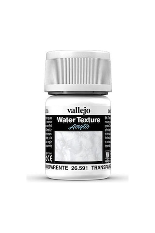 Vallejo 26591 30 Ml. Transparent Water, Diorama Su Dokusu Yapma Boyası-54305