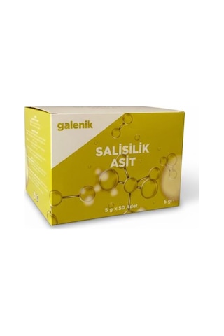 Galenik Salisilik Asit Acıde Salıcylıque 5 Gr X 50 Adet