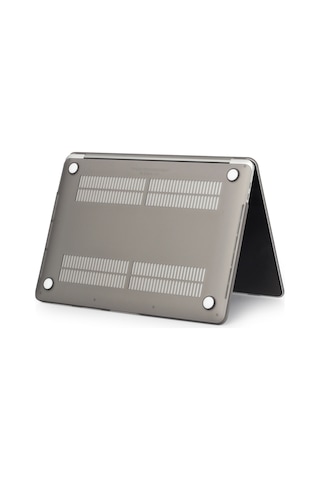 Arabulalaca Apple Uyumlu MacBook Pro 13.3" A1706 A1708 Mat Doku Kılıf Mat Füme
