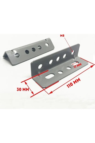 Lamel66 Yatak Tabanı Köşe Parçası, 2 Adet Ve 2 Amortisör 156074555 Gri