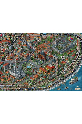 Anatolian 3000 Parçalık Puzzle - Fractal İstanbul 4913