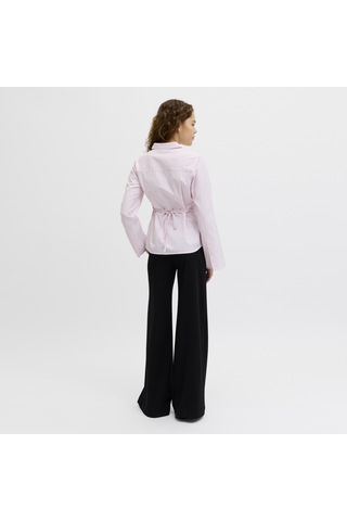 Kadin Baglama Detayli Gömlek - Caro - 12290672 Pink Lady