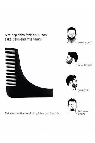 Sakal Şekillendirici Tarak Sakal Tarağı