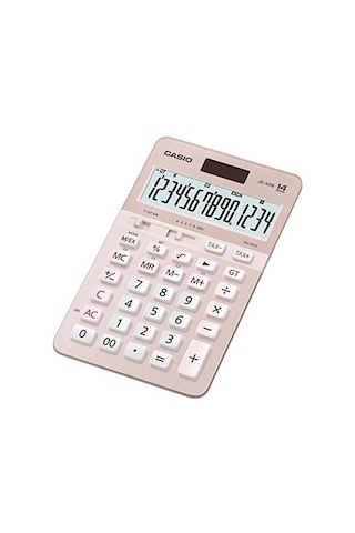 Js-40b-pk Pembe Profesyonel 14 Hane Masa Üstü Hesap Makinesi Genel