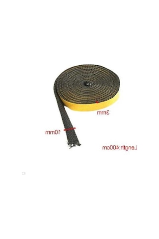 Novahub 3mmx15mmx1.5m Mühürli Pratik Gri Sızdırmazlık Kablosu, Şömine Ve Soba Kapı Contası