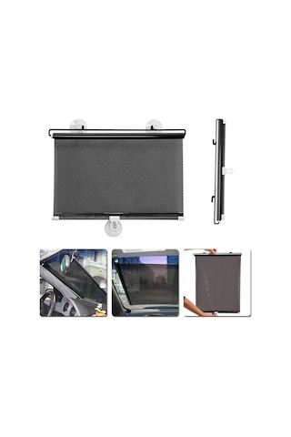 Araba Araç İçi Katlanabilir Araç Oto Ön Cam Güneşlik Branda 40x125cm- 5775