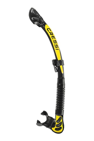 Cressi Alpha Ultra Dry Yetişkin Şnorkel Black-yellow Tek Renk