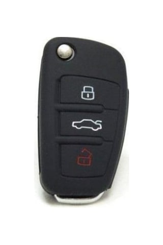 Audi Uyumlu A1 A3 A4 A5 A6 A7 A8 Q3 Q7 Silikon Anahtar Koruyucu Kılıfı