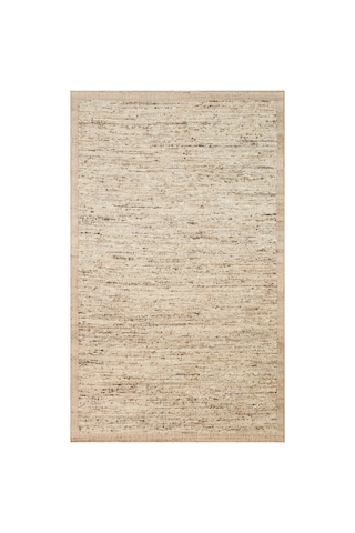 Terra Tr01 Natural Renkli Örme El Dokuma Premium Yün Jüt Halı Çok Renkli