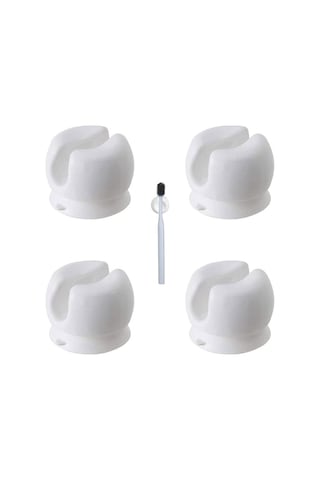 Vantuzlu 4 Parçalı Duvara Monte Diş Fırçası Tutucusu, Diş Fırçalarını Kuru Ve Tozsuz Tutmak İçin Çok İşlevli Duvara Monte Saklama Kancası Diğer