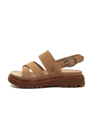 B0a61t4en31-r Timberland Backstrap Sandal Kadın Sandalet Kahve B0a61t4en31-r Kahverengi