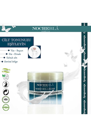 Nochebla Vegan Beyazlatıcı Yüz ve Vücut Kremi 50 ML