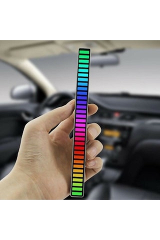 Rgb Çubuk Sese Duyarlı Ekolayzer Taşınabilir Sese Duyarlı Ekolayzer Ev Araba Için