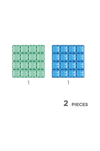 Cleverclixx Big Plates, 2 Parça - Mavi Ve Yeşil