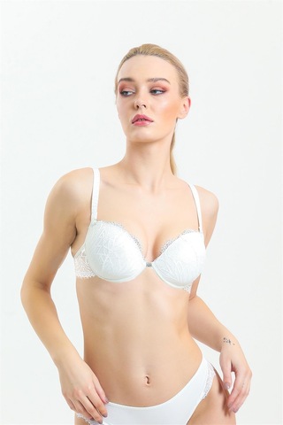 Magic Form 3769 Kadın Dantelli Destekli Sütyen-ekru Ekru