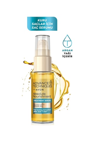 Avon Argan Yağı İçeren Besleyici Saç Serumu 30 ML + Parlaklık Veren Saç Serumu 30 ML