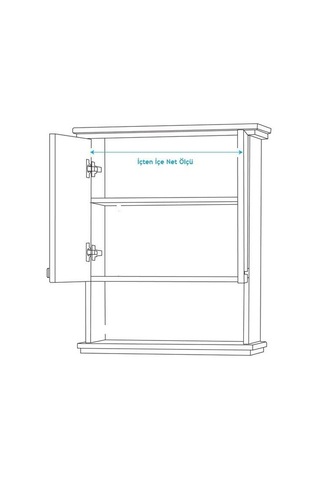 Gürçay Led Işıklı Dolap Içi Askı Borusu Pilli 61-80Cm