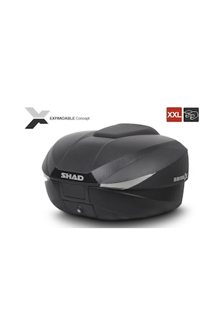 Shad SH58X Arka Çanta Siyah Carbon (Genişleyebilen Model)