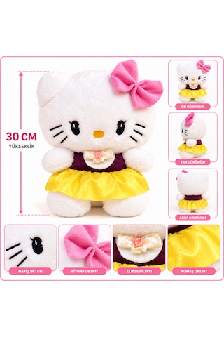 Hello Kitty 30 Cm Peluş Oyuncak Sarı