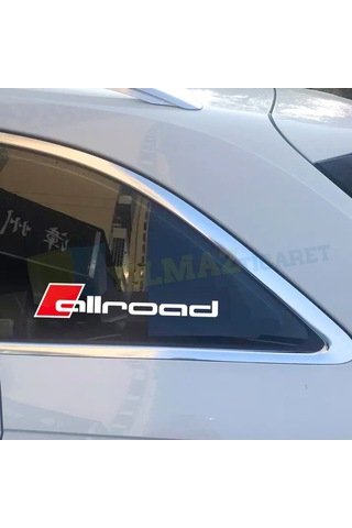 Audi Allroad A4 A6 Kelebek Cam Oto Sticker Araba Yapıştırma 2 Ad 20 Cm