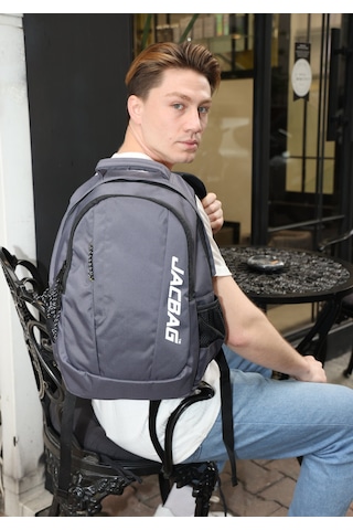 Jacbag Black-iki Bölmeli Sırt Çantası Black Jac-gri Çok Renkli