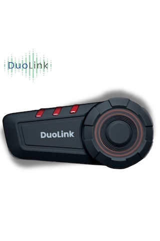 DuoLink X08 İnterkom Bluetooth Motosiklet Kulaklık Kask Intercom Akıllı Telefon Destekli Sesli Yanıt