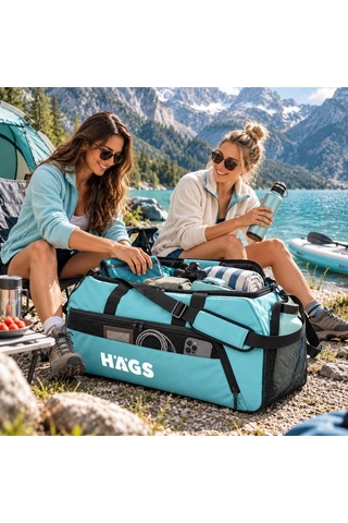 Spor Seyahat Çantası, Duffle Bag, Taşıma Çantası, Su Geçirmez Dayanıklı, Erkek, Kadın İçin Büyük Boy Spor
