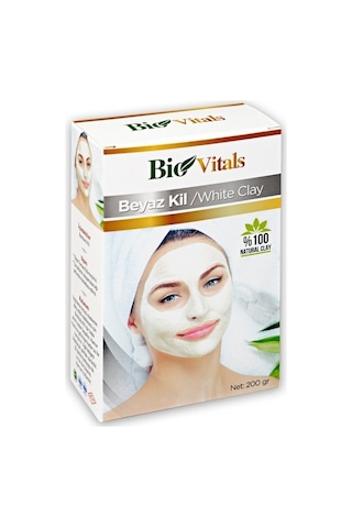 Bio Vitals Beyaz Kil Maskesi 200 G
