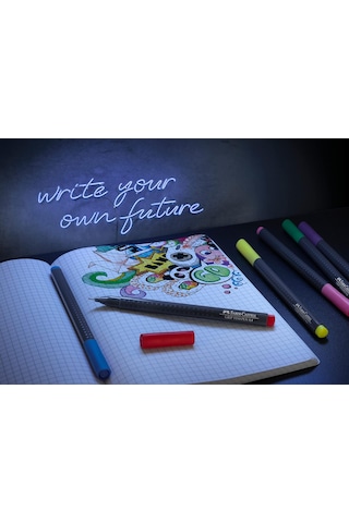 Faber Castell Grip Finepen 0.4 Fineliner 10 Lu