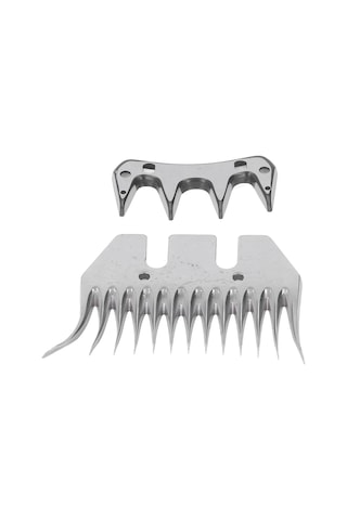 Ximistore9 Yüksek Karbon Çelik Kuru Kumaş Kesici 13 Dişli 7mm Aralıklı Koyun Kırkama Bıçağı Seti 2 Adet