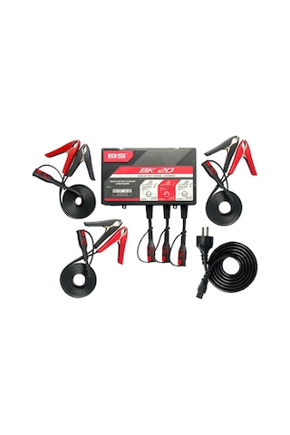 BS Battery BK 20 3 Kanal Lithium ve Kurşun Asit Akü Şarj Cihazı