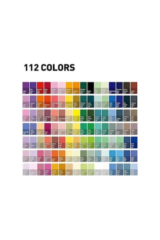 Hımı Twin Cup Gouache Set Guaj Boya Seti 112 Renk X 12 Gr. Ice Blue Case Karışık Renk