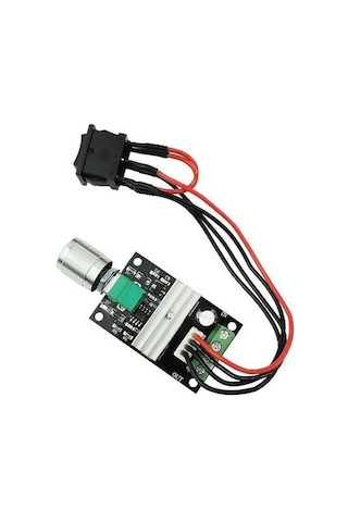 Elektronikport-Dc Motor Sürücü Dimmer + Pwm Motor Hız Kontrol 6V 12V 24V 3A 80W: