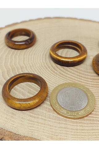 Kaplangözü Taşı Yüzük 6mm Kalınlığında Standart Ölçü 51506 Çok REnkli