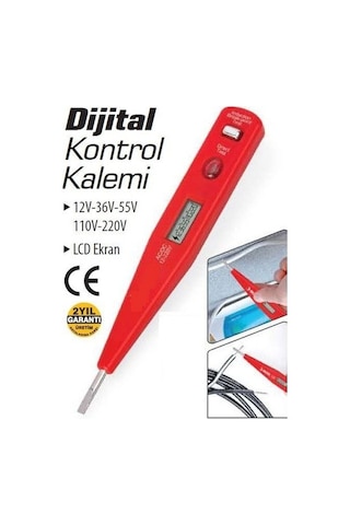 Profesyonel Dijital Kontrol Kalemi Tornida Voltaj Ölçer