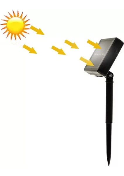 Rgb Çiçek Motifli Güneş Enerjili Led Bahçe Aydınlatması Renkli Solar Çiçek Işıldağı Rgb / Renkli