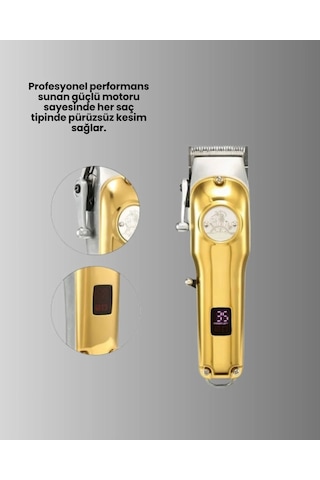 Diyar-ı Fırsat Type-c Şarjlı Lcd Ekranlı Profesyonel Saç Sakal Tıraş Makinesi