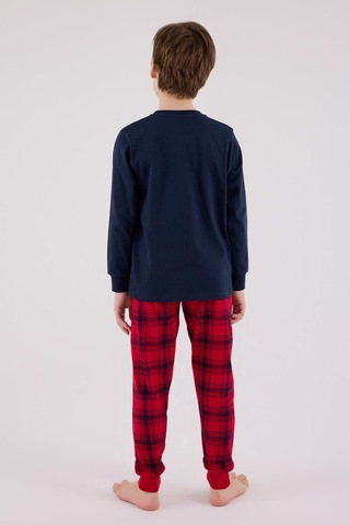 Rolypoly Erkek Çocuk Uzun Kol Pijama Takım Lacivert-1765 Lacivert