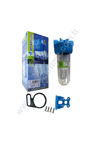 Atlas 10 İnç 3Psx Tekli Standart Filtre Housingi
