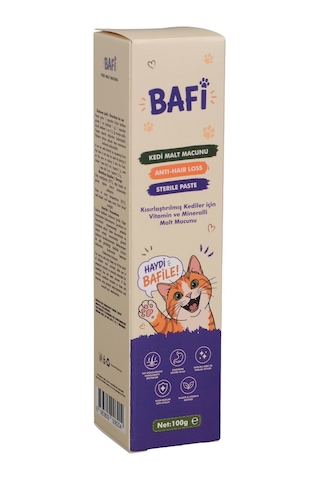 Bafi Steril Kedi Maltı 100 G Tüy Bakım Desteği