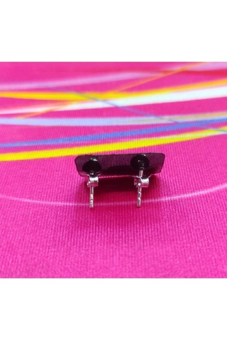 Oriental Kuyumculuk Jewellery Taşlı Ay Yıldız Gümüş Küpe Gümüş