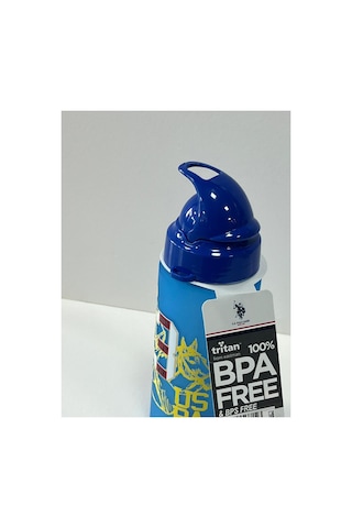 Lisanslı 400 Ml Pipetli Bpa Free Mat Renkli Matara Mat Mavi