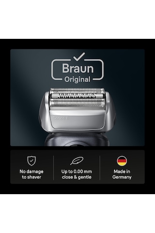Braun Series 8 Elektrikli Tıraş Makinesi Yedek Başlığı - 83 M - Elektrikli Tıraş Makinesi 8370cc, 8340s, 8350s İle Uyumlu