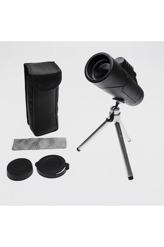 10x42 Tek Gözlü Teleskop Dürbün - Süper Zoomlu - Tripod Ayaklı - 1000m/56m